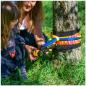 Preview: Gibbon Slacklines Banana Lama Treewear Slackline Set, Blau-Gelb, 15 Meter