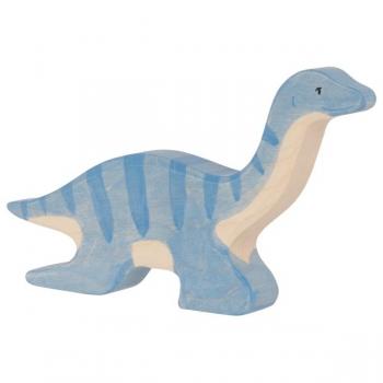 Holztiger - 80609 - Plesiosaurus, Dinosaurier, Holz, blau, ca. 20cm