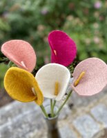 Basil Big Bell Bloom Fahrradklingel, Blue with Flowers,...