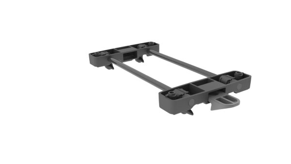 Racktime 17017 Gepäckträger Adapter Snap-it Sytem, schwarz, One Size