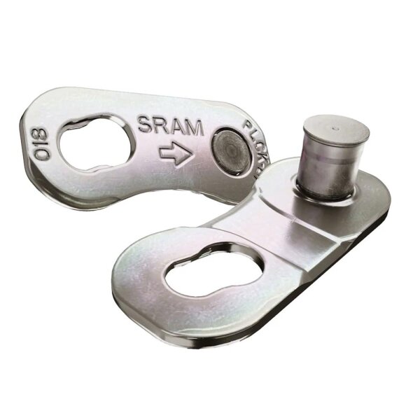 SRAM Powerlock 12-fach Kettenverbinder (1 Packung mit 2 Stück) D1, 12 V, Silber, Unisex-Erwachsene, Mehrfarbig