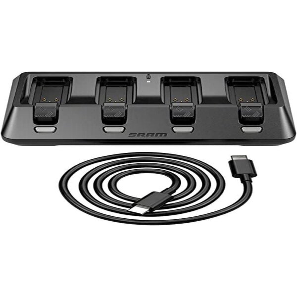 Sram Ladegerät AXS Base 4-Fach Batterie Ladegerät, USB-C Kabel