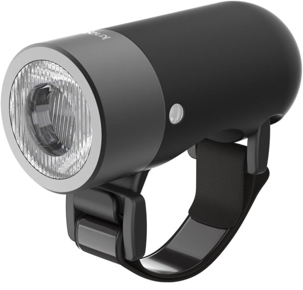 Knog Plug Fahrradlampen LED-Frontlicht od. Rücklicht StVZO, schwarz rot grau (schwarz)