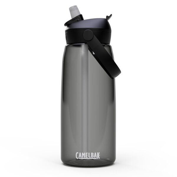 CAMELBAK THRIVE FLIP STRAW 32OZ Sportflasche – On-the-go Flow Ventil – Staubschutz – Schwenkgriff – ideal für Wanderungen – Charcoal, Größe: OS