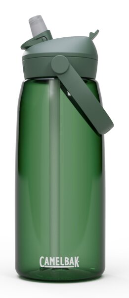 CAMELBAK THRIVE FLIP STRAW 32OZ Sportflasche – On-the-go Flow Valve – Staubschutz – Schwenkgriff – Ideal für Wanderungen – Forest Green, Größe: OS