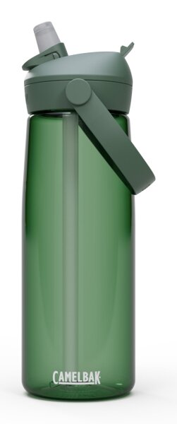 CAMELBAK THRIVE FLIP STRAW 25OZ Sportflasche – On-the-go Flow Valve – Staubschutz – Weicher Griff – Forest Green, Größe: OS