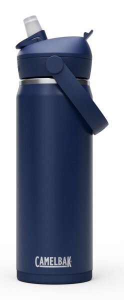 Camelbak THRIVE FLIP STRAW VSS 20OZ Trinkflasche Sport – kompakt – vakuumisolierter Edelstahl – hält Getränke stundenlang eiskalt – einfaches Flip & Sip – Navy, Größe: OS