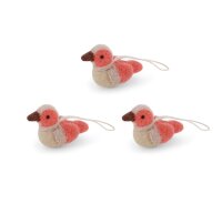 | Gry & Sif Anhänger - Mini-Vögel aus Filz...