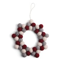 Gry & SIF Stern aus Filzkugeln - Weihnachten -...