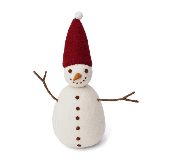 Gry & SIF Weihnachtsdeko Filz-Schneemann