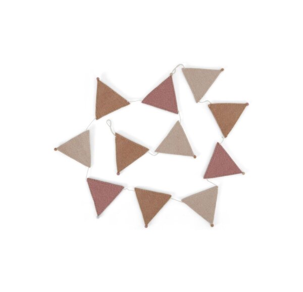 | Gry & Sif | Stilvolle Wimpelgirlande aus Filz für Kinderzimmer