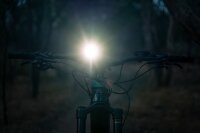 Knog Blinder Fahrradlampe, StVZO, weiße LED, black (500 Lumen / 80 Lux)