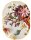 Gry & Sif Zweig, Blütenzweig, 60cm künstlicher Blumenzweig, Fairtrade, Handmade, Filzblumen, Frühlingsblumen, Nachhaltige Wohnaccessoires, Blumenzweig Filz (weiß)