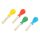 Eduplay 240161 Pinsel mit Kugelgriff Set von 4" Pinsel & Co, Mehrfarbig