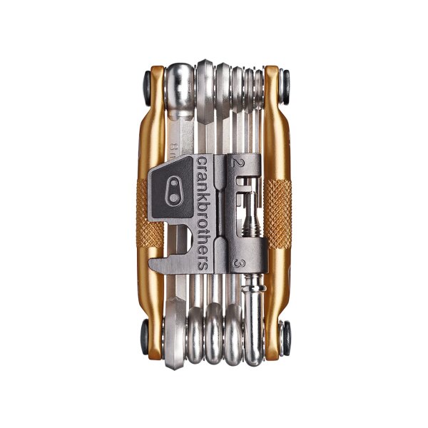 Crank Brothers mutli17 Multitool, Gold, one Size
