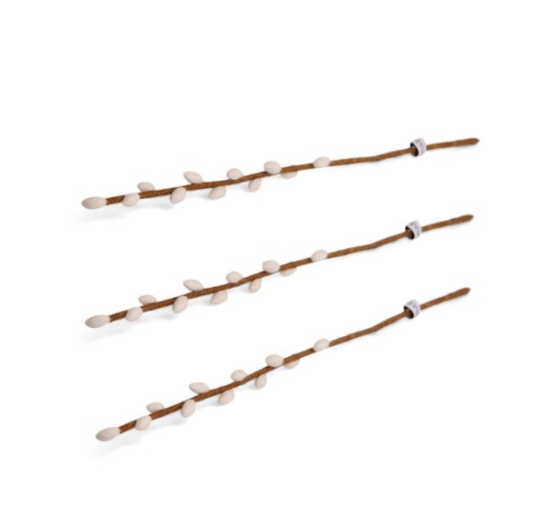 Gry & SIF künstliche Palmkätzchen-Zweige, Flexibler Stiel, Dekozweig,, 19,95 €