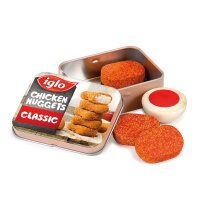 Erzi 15160 Chicken Nuggets von Iglo aus Holz in der Dose,...