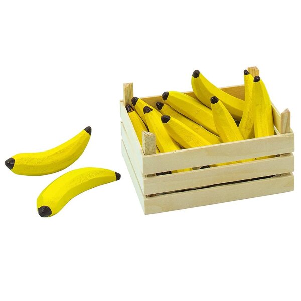 Goki 51670 - Kaufläden und Zubehör - Bananen, Obstkiste