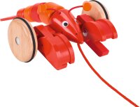 Goki 54904 Ziehtier "Hummer" aus Holz